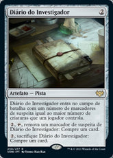 Diário do Investigador / Investigator's Journal - Magic: The Gathering - MoxLand